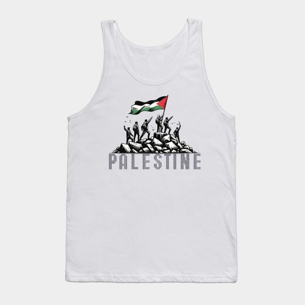 Palestine's Elevation Tank Top by Amharic Avenue